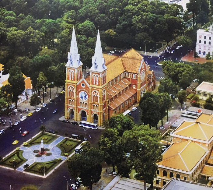 10 famous churches Vietnam, Phat Diem Cathedral, Notre-Dame Cathedral saigon, Saint-Nicolas Dalat Cathedral